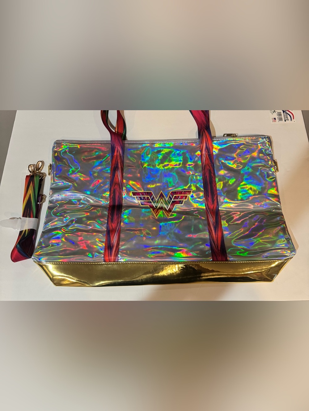 Wonder Women Holographic Iridescent Tote Bag